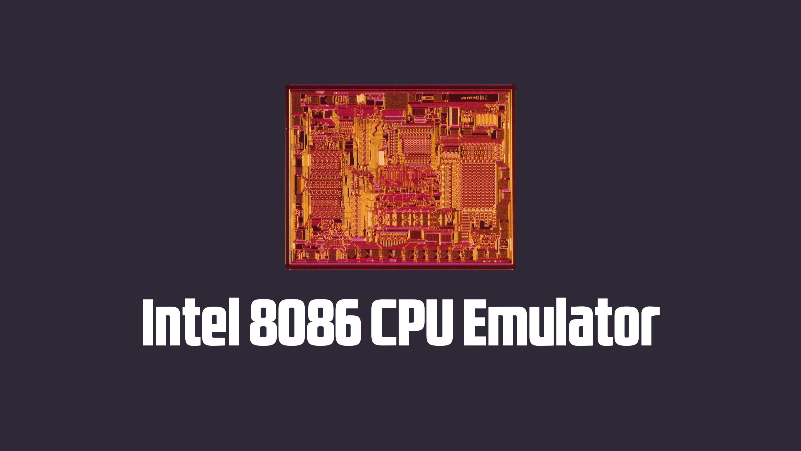 intel 8086 cpu emulator